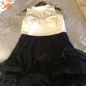 Black and White Speechless Cocktail Dress